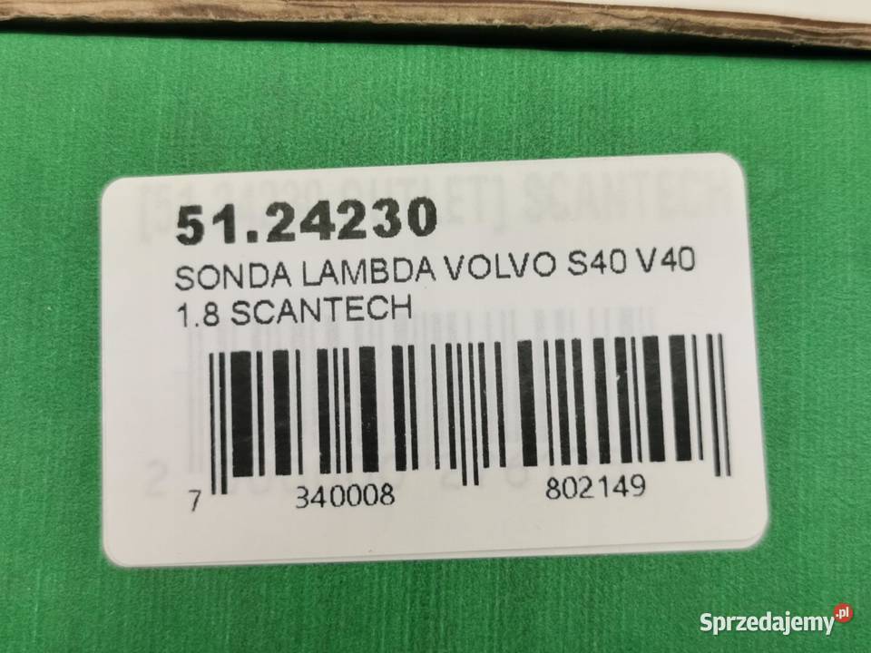SONDA LAMBDA VOLVO S40 I V40 18 2004 SCANTECH sprzedam