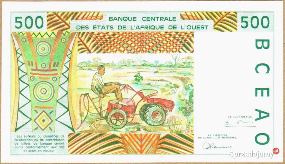 SENEGAL 1997500 franków UNC wysyłka pomorskie Człuchów