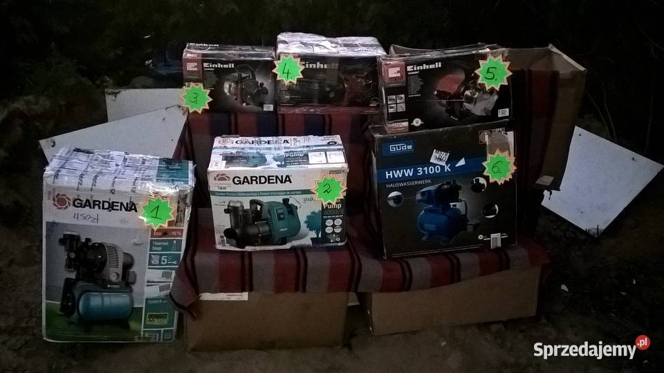 Hydrofory i pompy ogrodowe Gardena EinhellGde Kazuń-Bielany