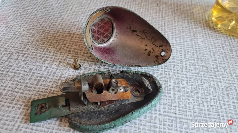 Lampa tylna żółwik Junak SHL Sokół DKW łódzkie Tuszynek Majoracki
