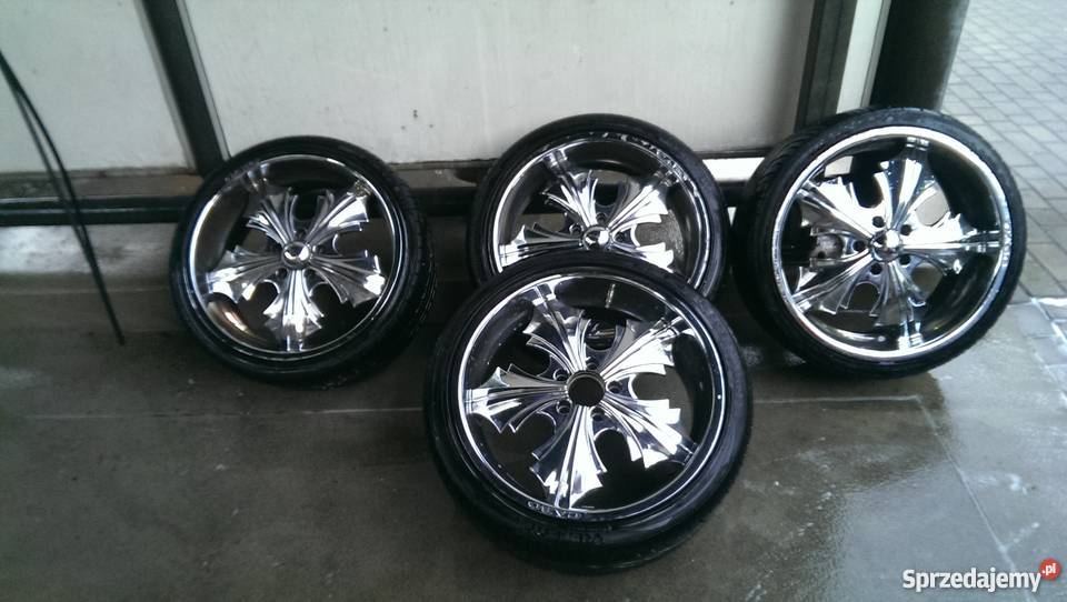 Piękne chromowane felgi 20 firmy CABO