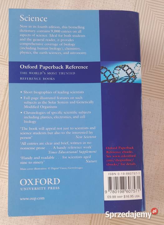 Oxford dictionary of Science w sprzedam