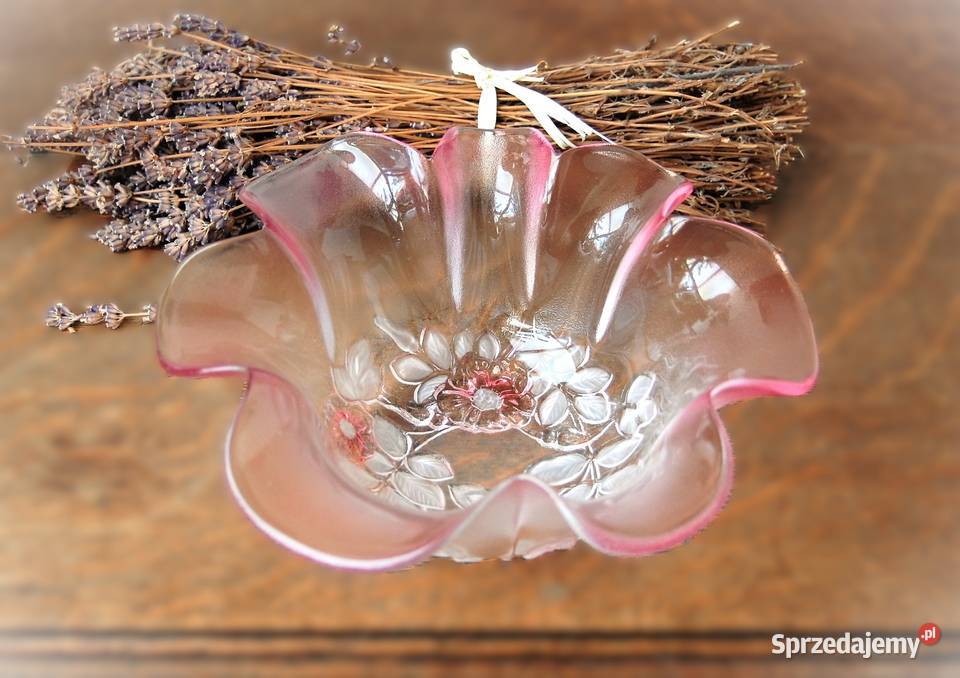 Walther Glas Rosella miska kwiat róża szkło
