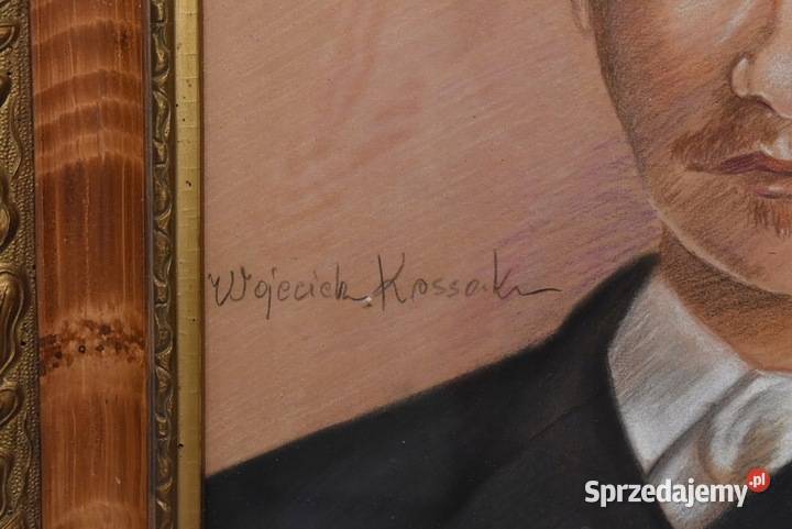 Wojciech Kossak Portret Ignacy Jan Paderewski Antyki, Sztuka, Kolekcje małopolskie Kraków