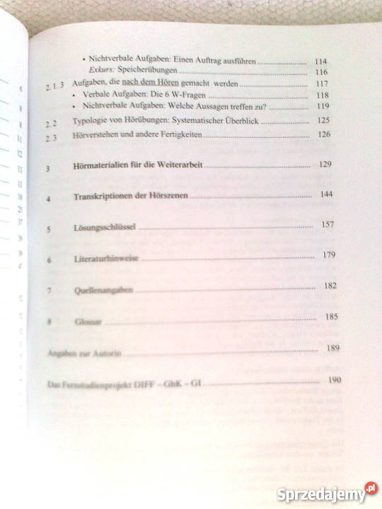 Fertigkeit horen Barbara Dahlhaus Rok wydania 2003 Warszawa