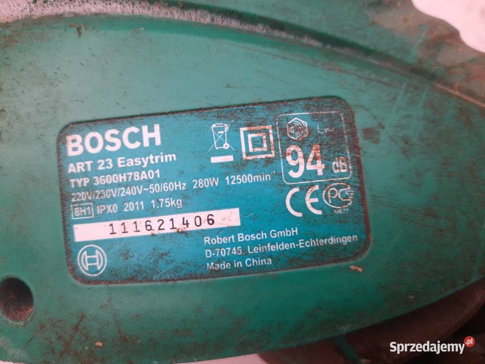 Podkaszarka elektryczna Bosch Trzebinia