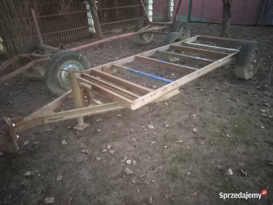 Laweta rolnicza przyczepa do drewna belwciągarka Chmielnik