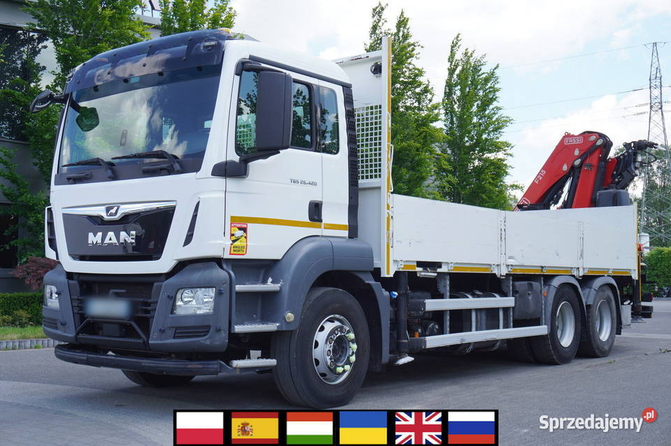 MAN TGS 26420 6x4 Fassi F215A224 Pilot Rotator Kraków