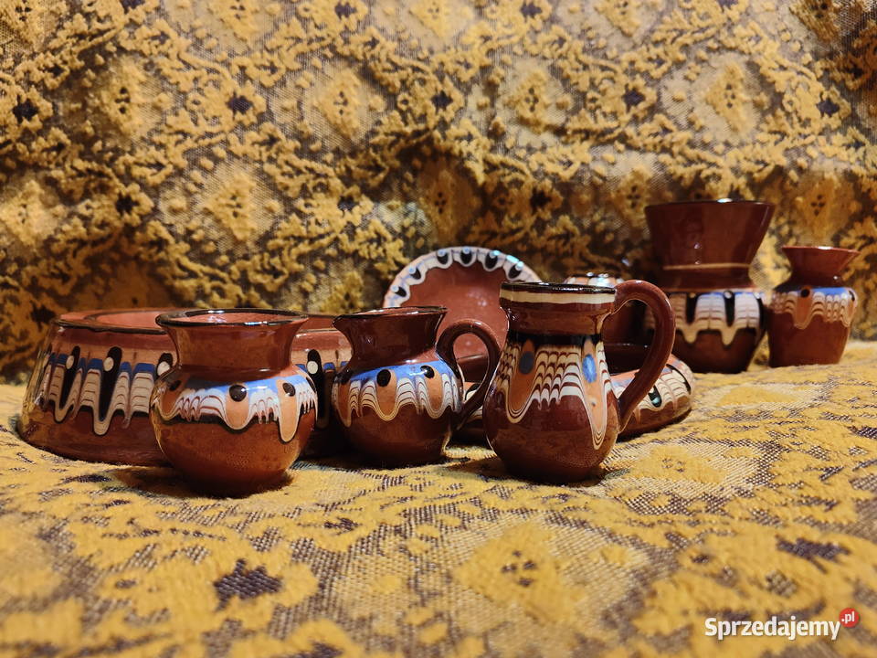 Vintage ceramika Bułgaria Trojan lata 70