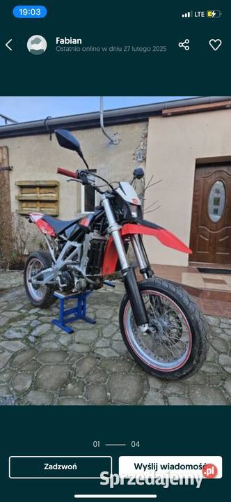 Aprilia Rxv 450 bez silnika Zelczyna sprzedam