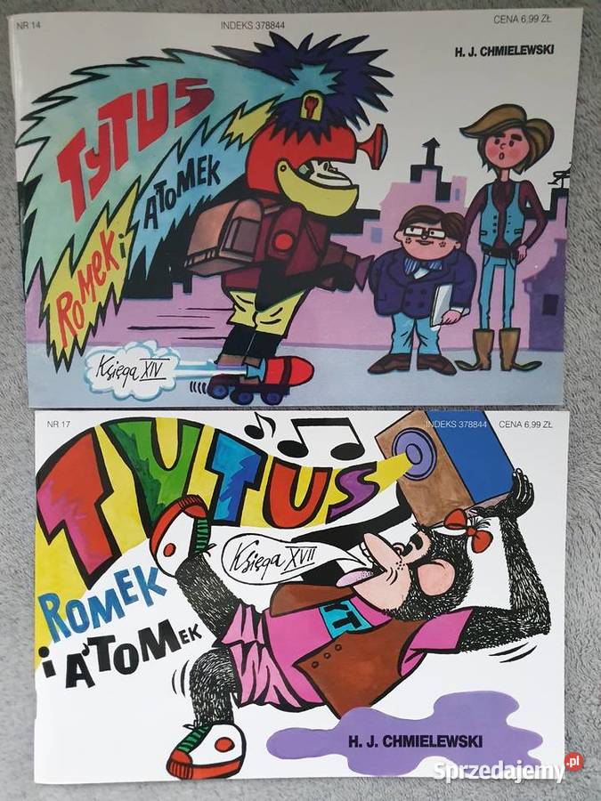 Tytus Romek i ATomek zestaw 9 komiksów różne dla dzieci Komiksy Gdynia