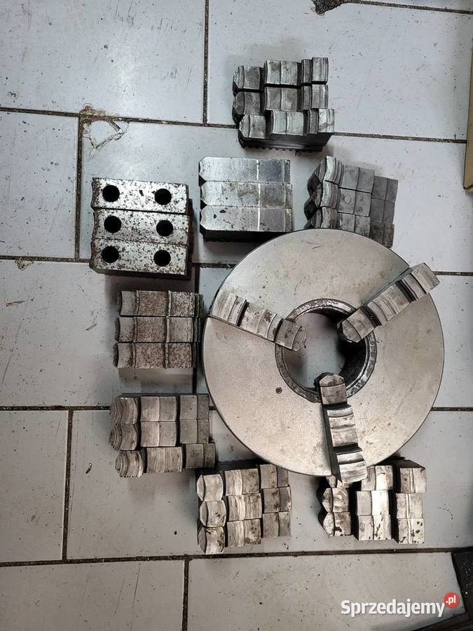 Uchwyt tokarski 315mm szczęki 9 kompletów Konin