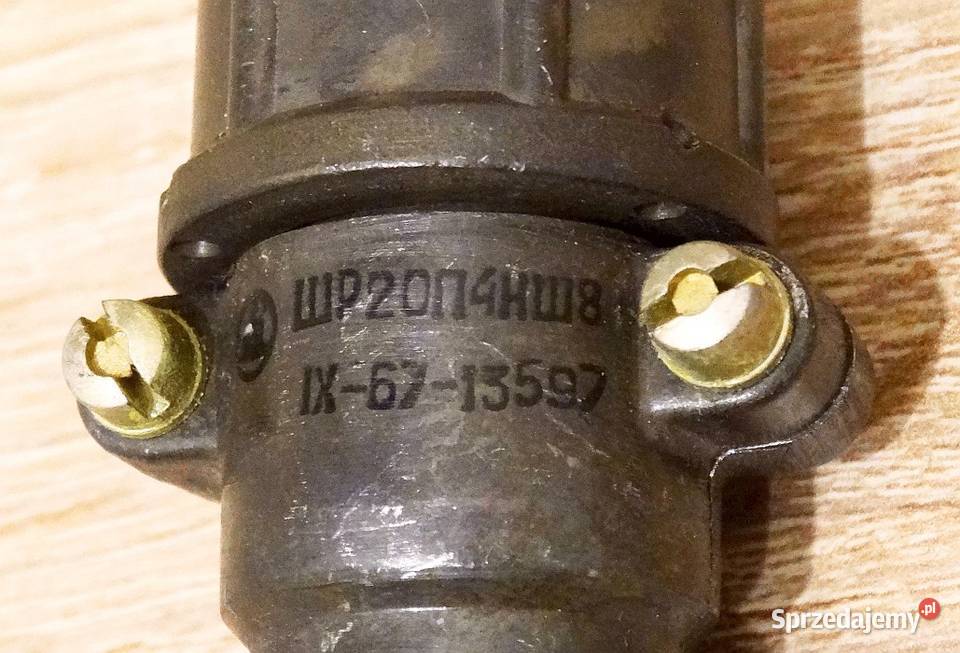 Złącze wtyk żeński przemysłowy wojskowy 4 piny Gliwice sprzedam