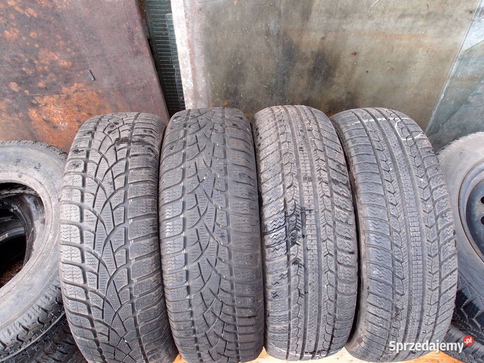 Opony zimowe 19565 R15 2 Dunlop i 2 Kleber łódzkie Łódź