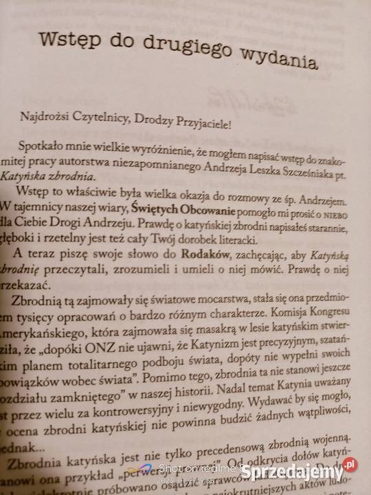 Katyńska zbrodnia Szcześniak książki Warszawa