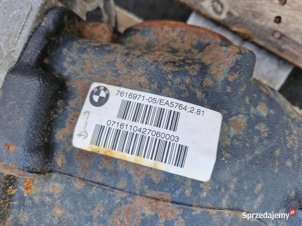 BMW F20 MOST DYFERENCJAŁ DYFER TYLNY TYŁ 7616971 Dyferencjały