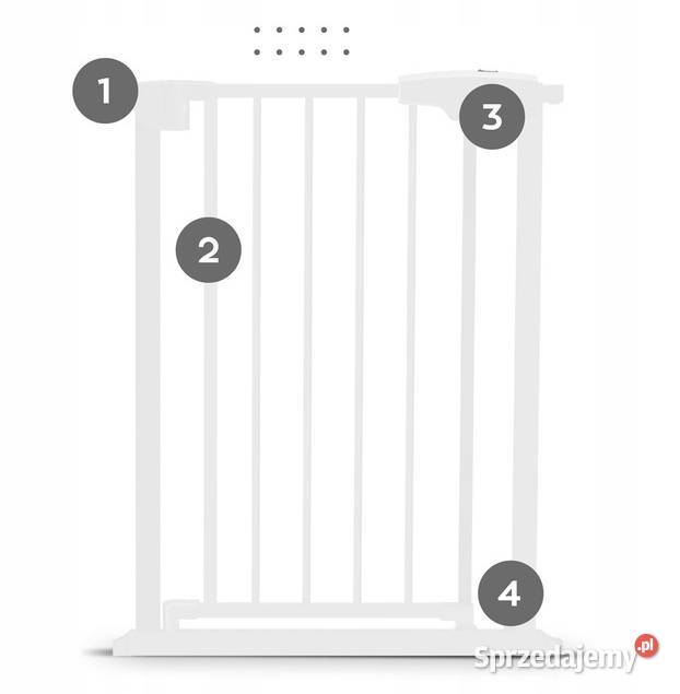 Barierka zabezpieczająca kominek drzwi schody Baranowo