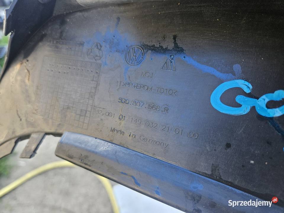 VW GOLF VII 7 LIFT KOMBI 5G9 DYFUZOR SPOILER Międzychód sprzedam