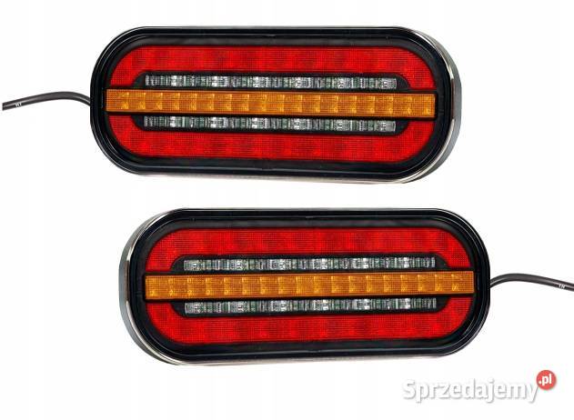 2x Lampa zespolona tylna LED laweta przyczepka Godzianów
