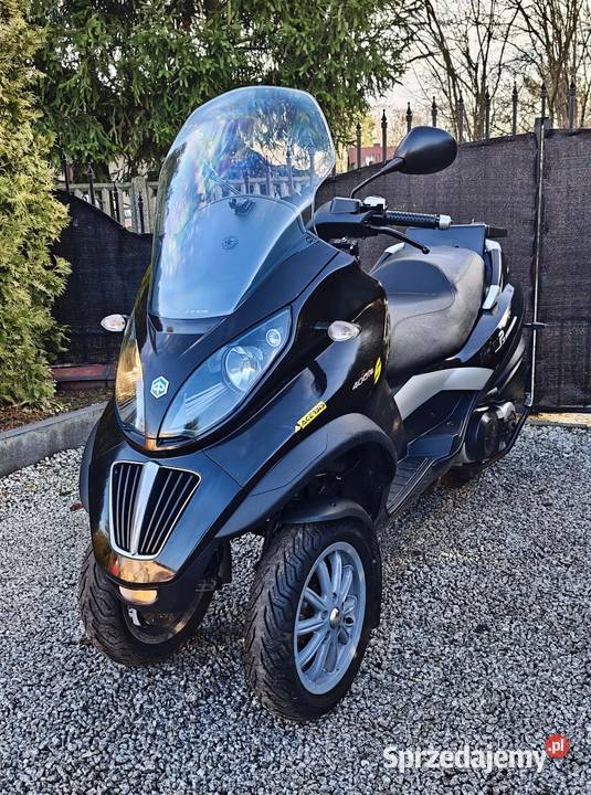 Skuter Piaggio MP3 400cc 2009r 18 Wtrysk 4T Motocykle, skutery, quady Łask