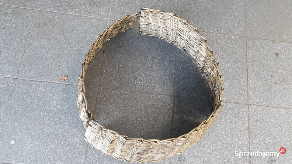 Naturalna osłonka na doniczke choinki beżowy Dekoracje i ozdoby Myszków sprzedam