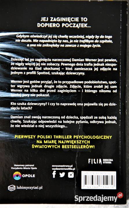 NIEODNALEZIONA Remigiusz Mróz wyd pocket Proza i poezja Chorzów