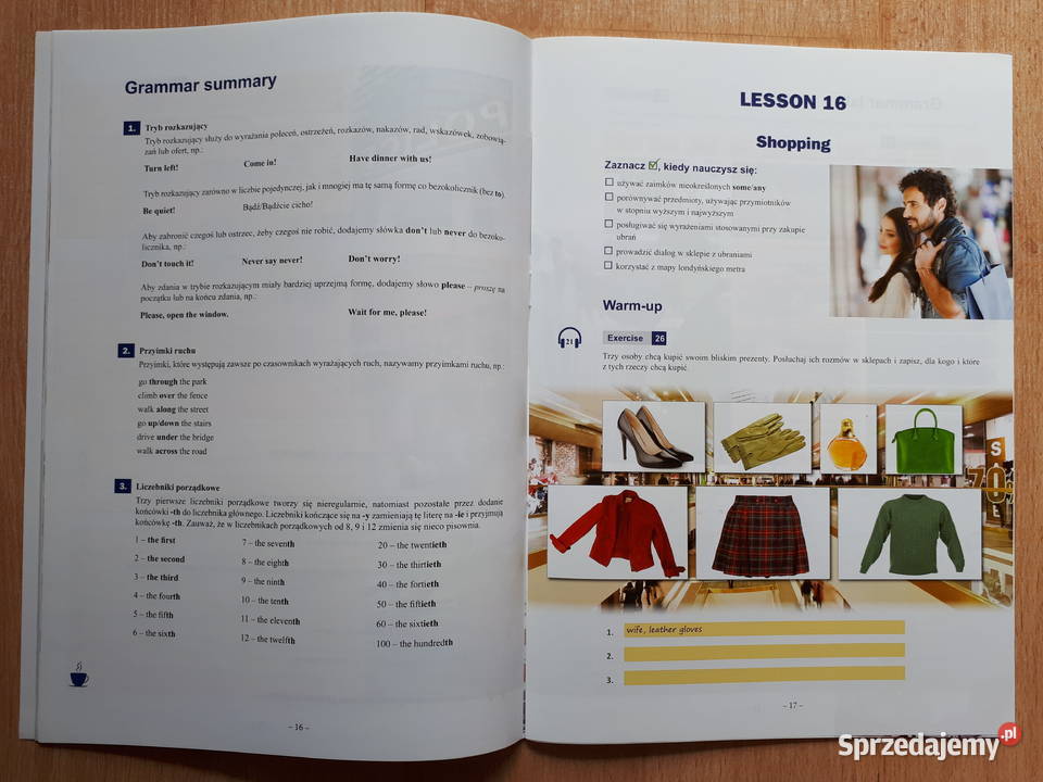 Angielski początkujących zeszyt 8 ESKK śląskie Rybnik