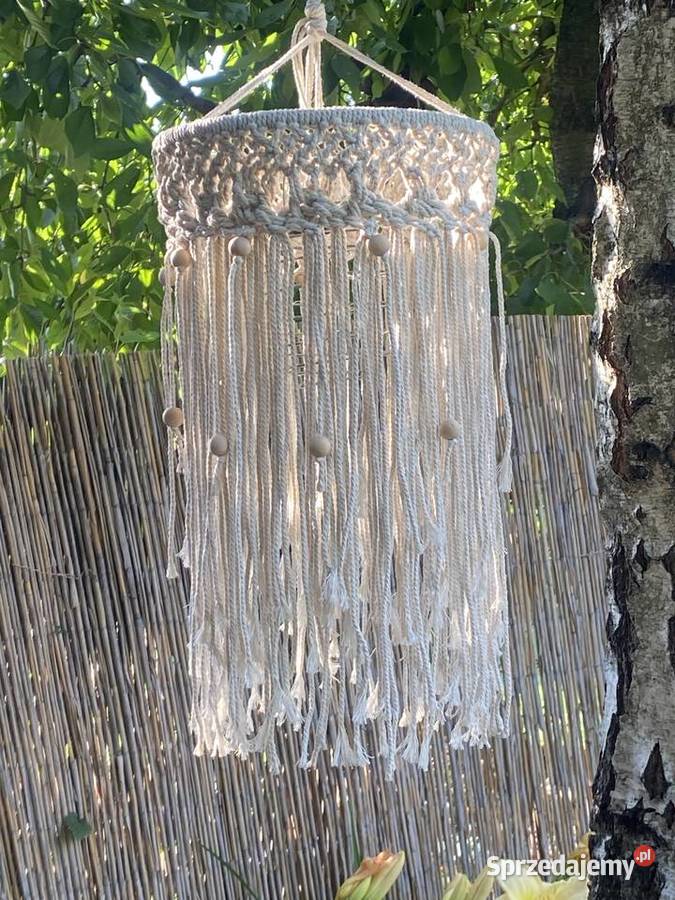 Lampion makramowy s stylu boho Tarnów