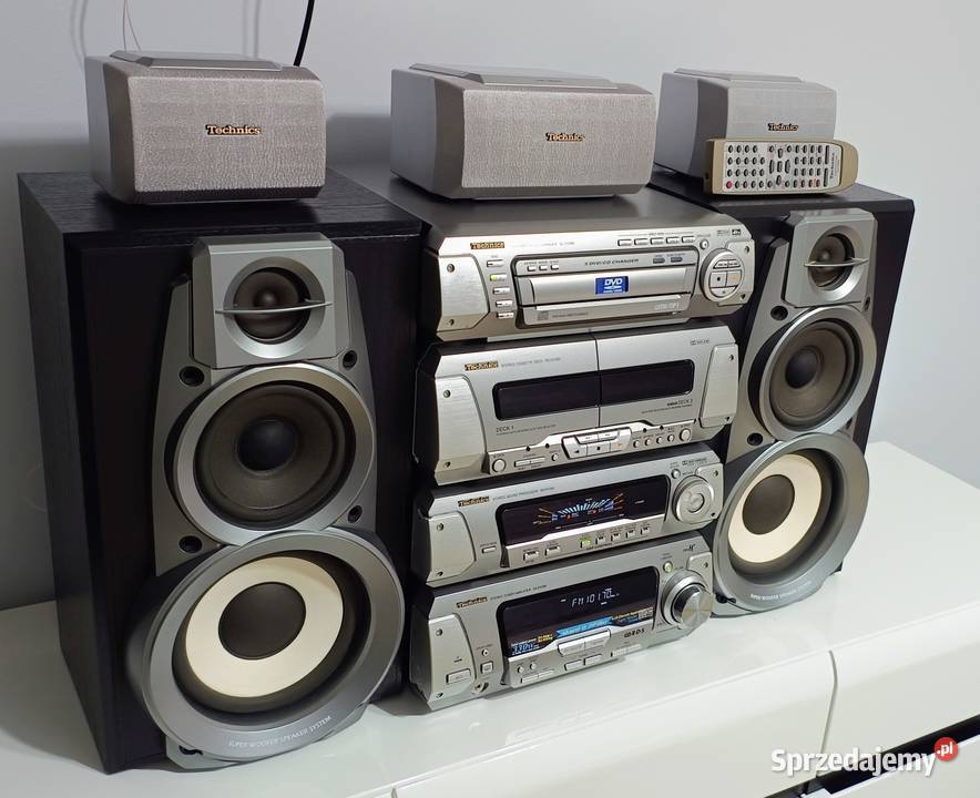 Wieża Technics dv290 z DVD i MP3 Najwyższy i