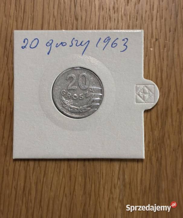 Moneta 20 groszy 1963 Numizmatyka