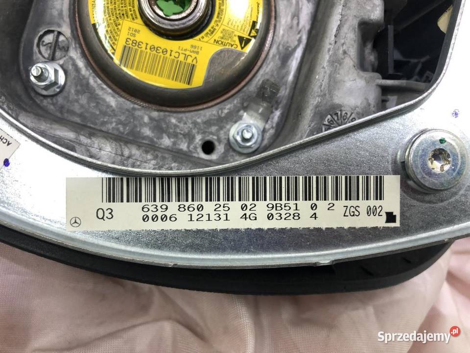 PODUSZKA AIRBAG KIEROWCY MERCEDES VITO