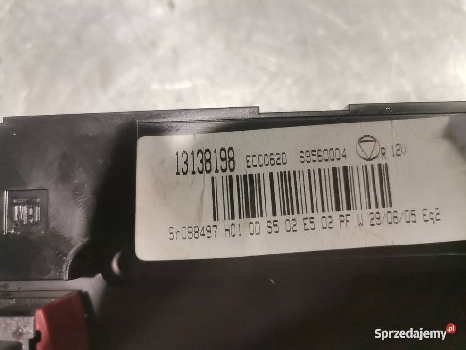 OPEL VECTRA C PANEL NAWIEWU KLIMATYZACJI małopolskie Nowy Sącz