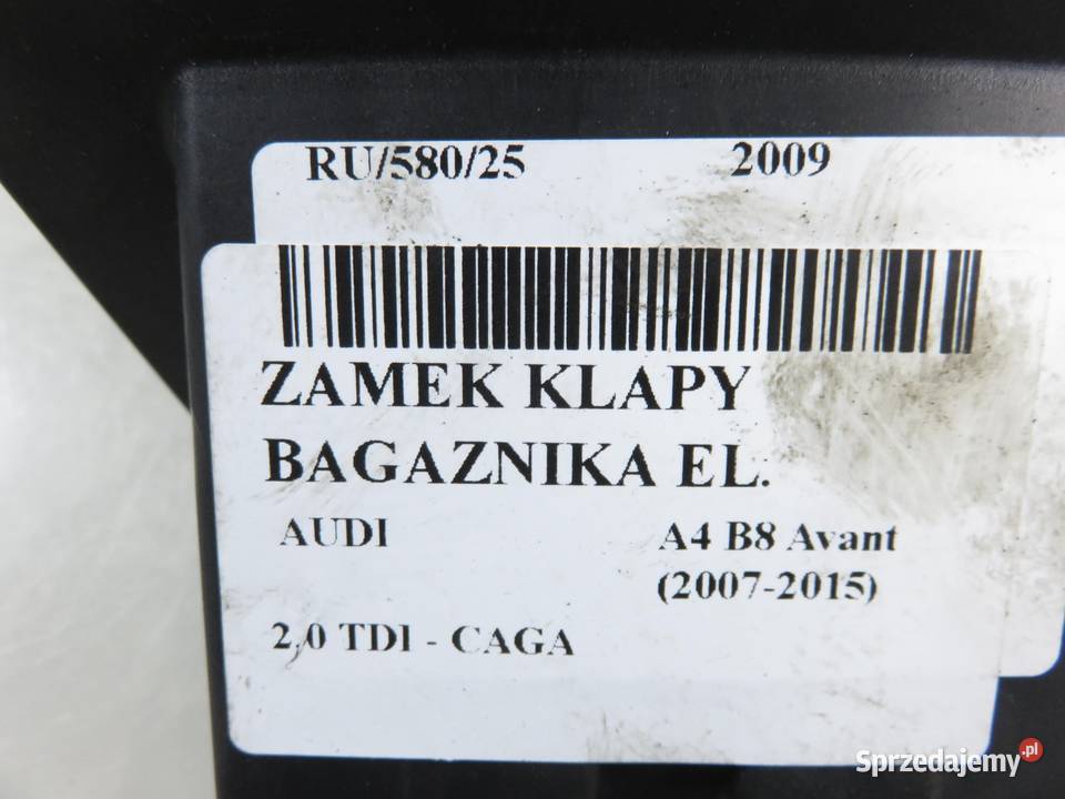 ZAMEK KLAPY AUDI A4 B8 osobowe