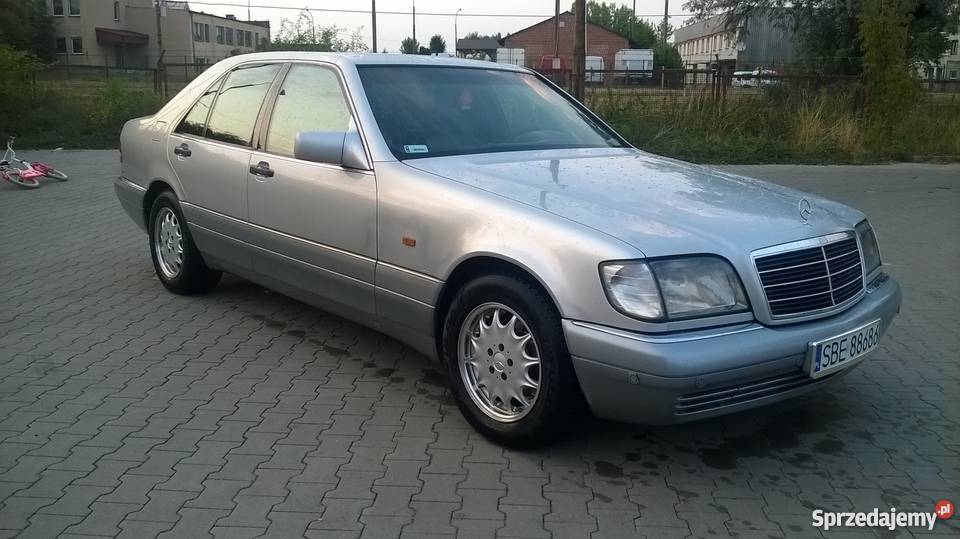 Mercedes w140 35td s350 LIFT 1996r srebrny Będzin