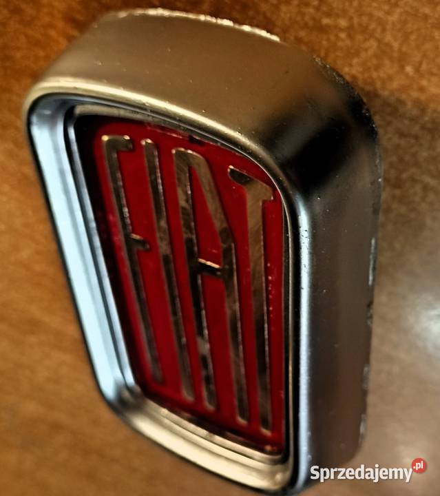 Znaczek FIAT Emblemat Plastik Galwanizowany Prl Tarnobrzeg sprzedam