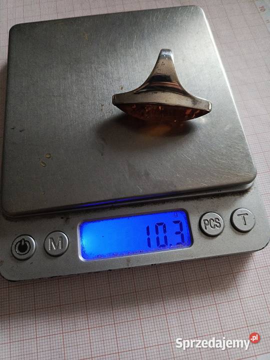Pierścionek Bursztyn Vintage Białystok