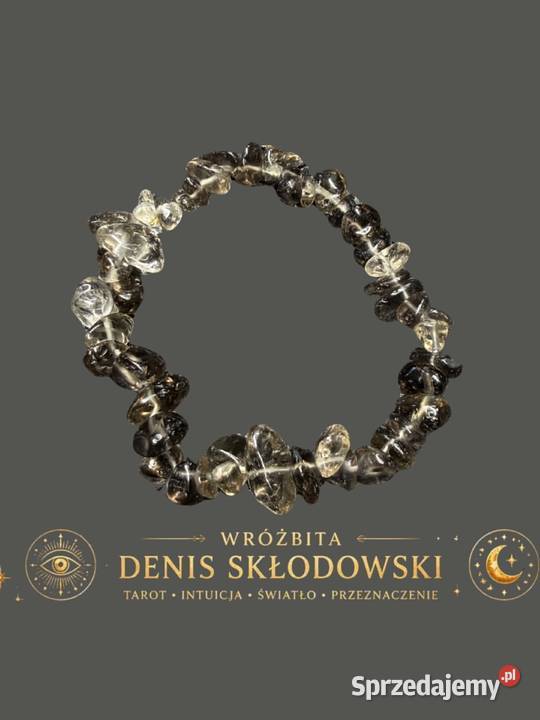 Bransoletka z kamieni naturalnych Kwarc Dymny na Bransoletki