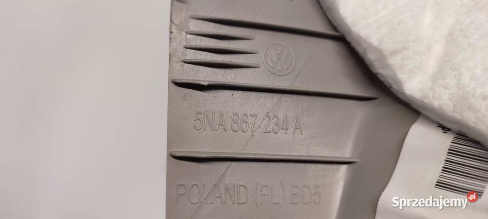 VW TIGUAN II OSŁONA SŁUPKA PRAWY PRZÓD Wyposażenie wnętrza