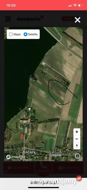 Domaniowski Zalew koło Pałacu OKAZJA Głogów sprzedam