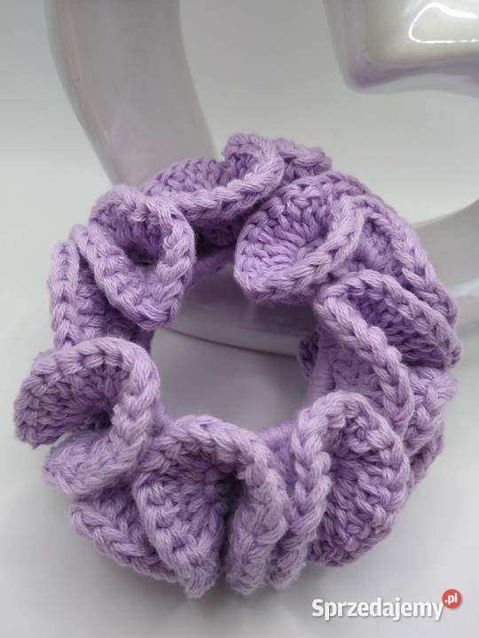 Gumka do włosów Crochet Scrunchie Handmade Gdańsk