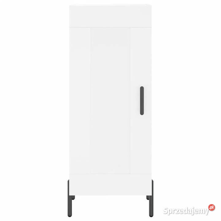 Wysoka szafka biała 345x34x180 materiał Warszawa