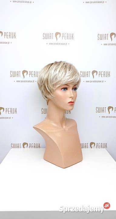 Peruka krótka z włosów syntetycznych Lublin