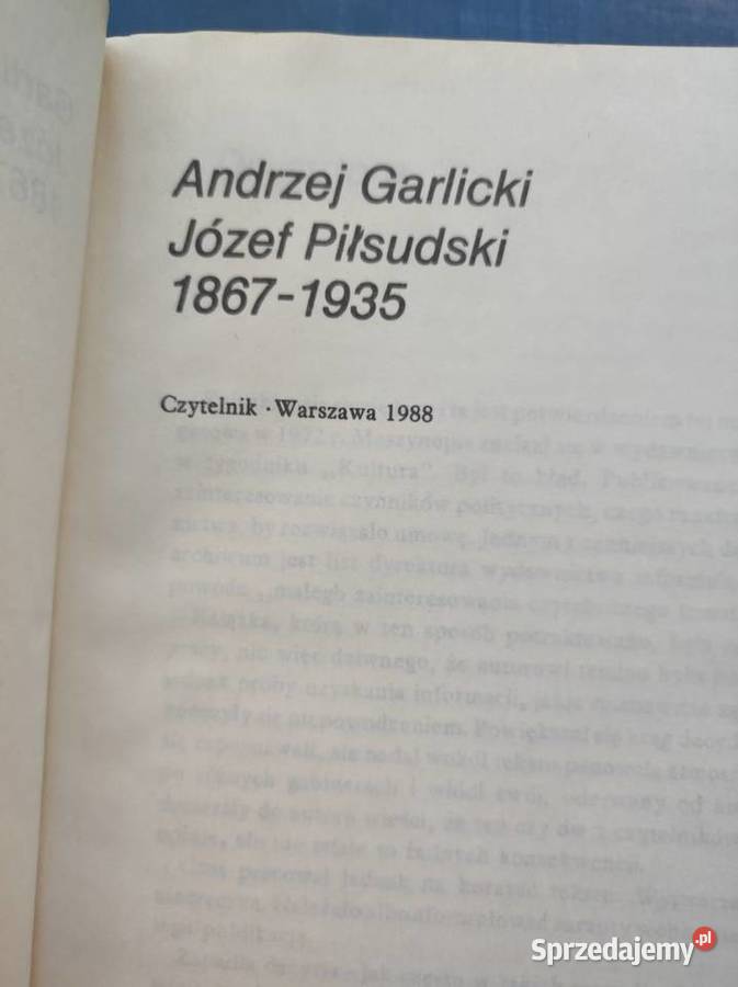 Józef Piłsudski Andrzej Garlicki 18671935 Kielce