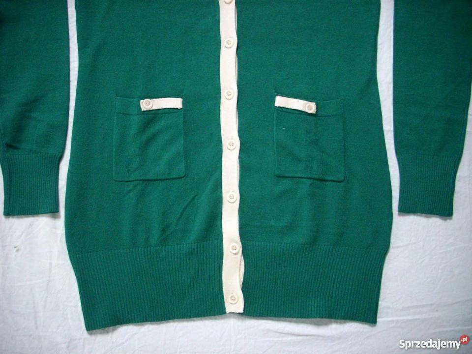 Monnari Sweter Kardigan Nowy Zieleń Butelkowa 36 Nowy Sącz