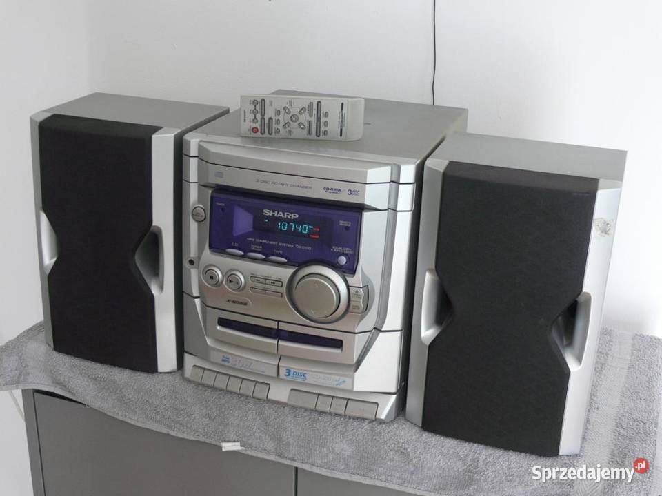 Wieża Sharp kol pil sprawna WYSYŁKA podkarpackie Jasło sprzedam