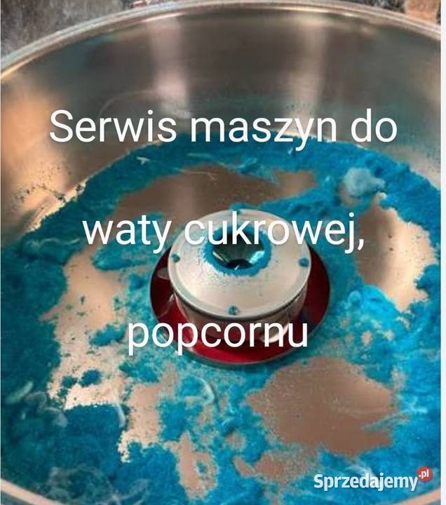 Serwis naprawa maszyn wata cukrowa popcorn Poznań sprzedam