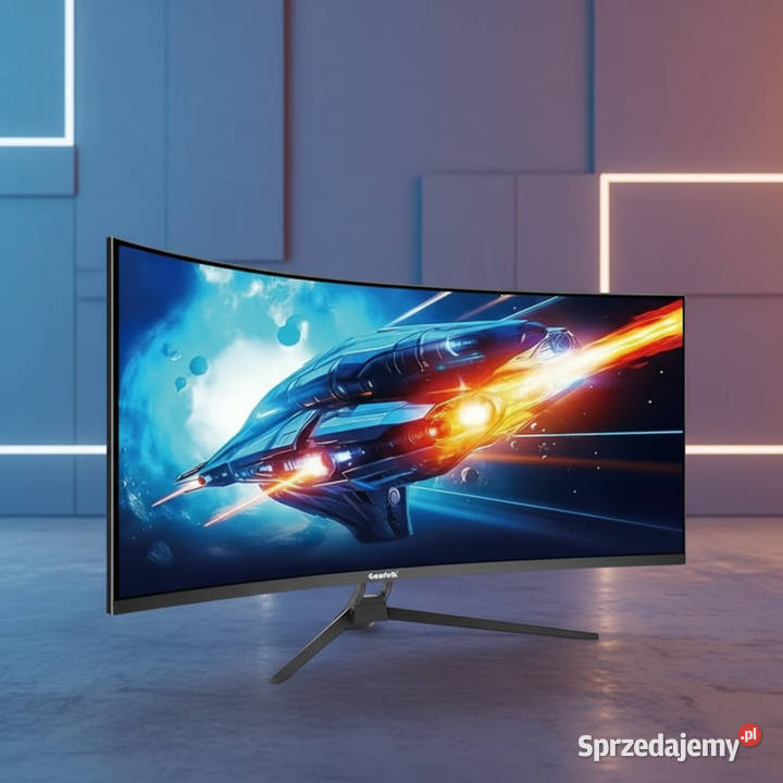 Zakrzywiony monitor ultrawide 34 cale UWQHD Mrągowo