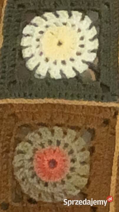 Gotowe jaśki na poduszki z kwadratów Babuni NOWE Zegrze