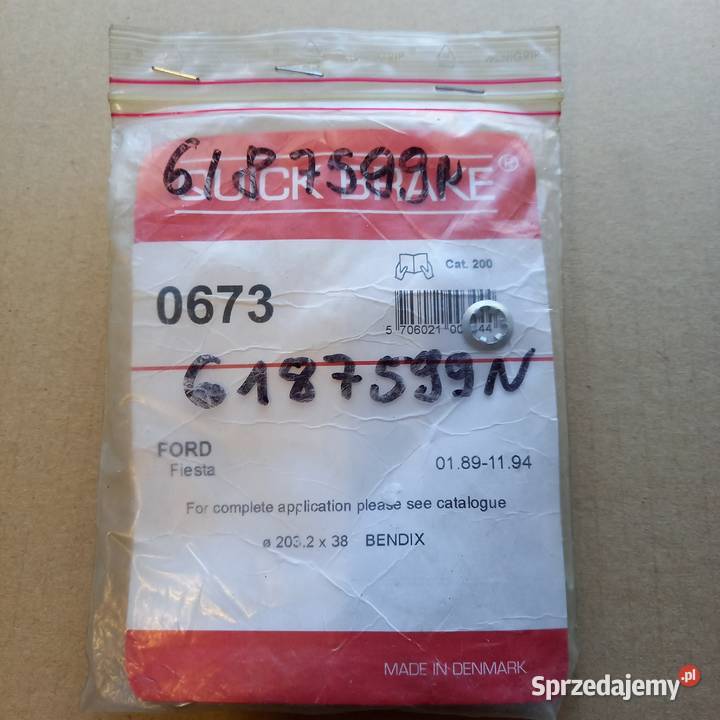 618759989FB2A225BB Zestaw instszczęk hamFiesta małopolskie Kraków
