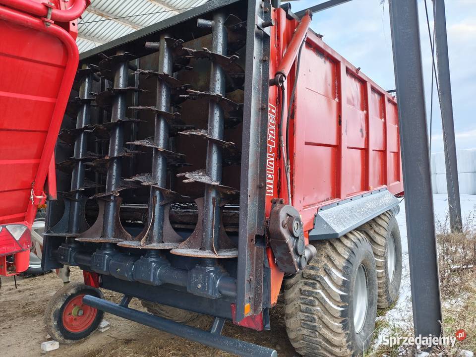 Rozrzutnik obornika Metal Fach N2722 14t 2014r nieuszkodzony Dzięcioły Dalsze